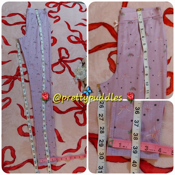 🎀 2pc For Love and Lemons Pointelle Long-Sleeve Sleep Set 🎀 - Picture 12 of 16